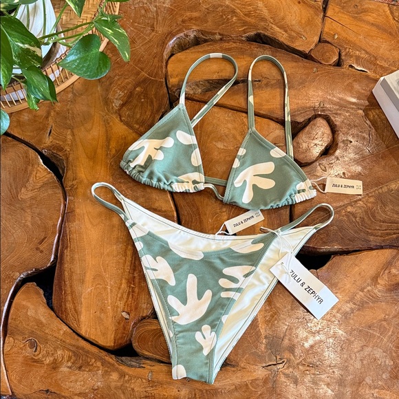 Zulu & Zephyr Olive Leaf Bikini - Picture 5 of 6